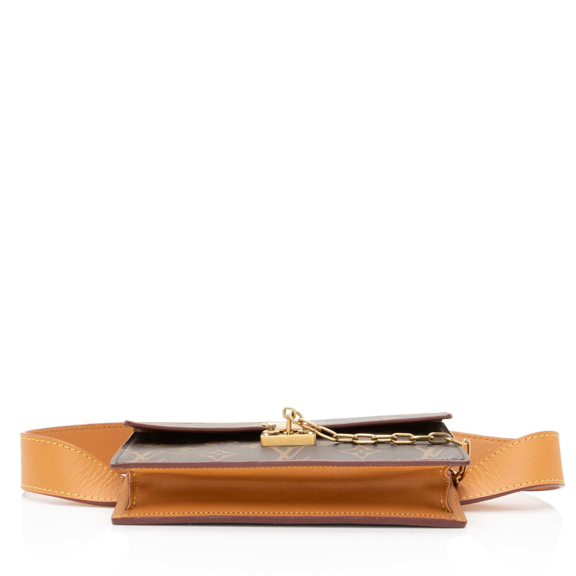 Louis Vuitton Monogram Canvas S Lock Belt Bag