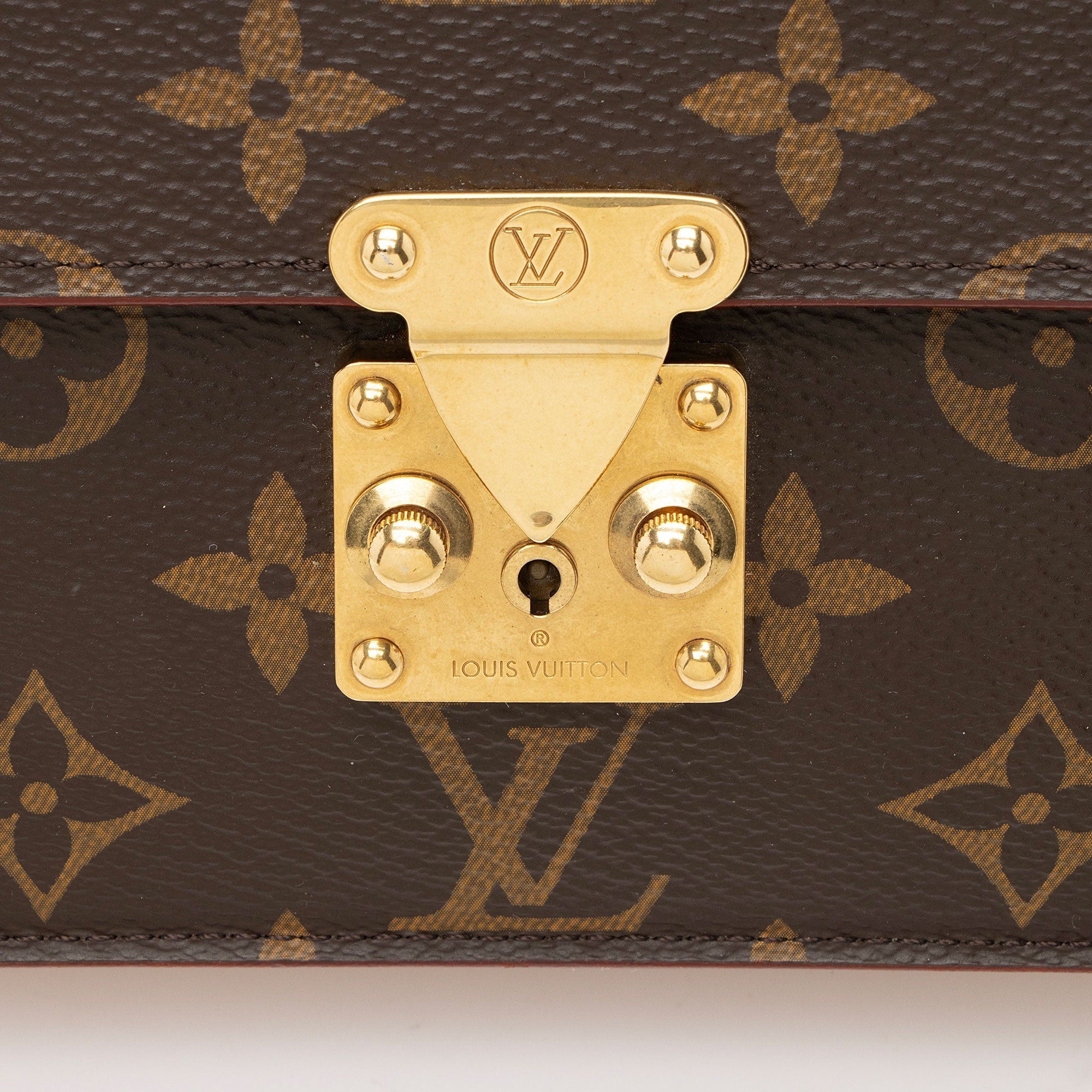 Louis Vuitton Monogram Canvas S Lock Belt Bag