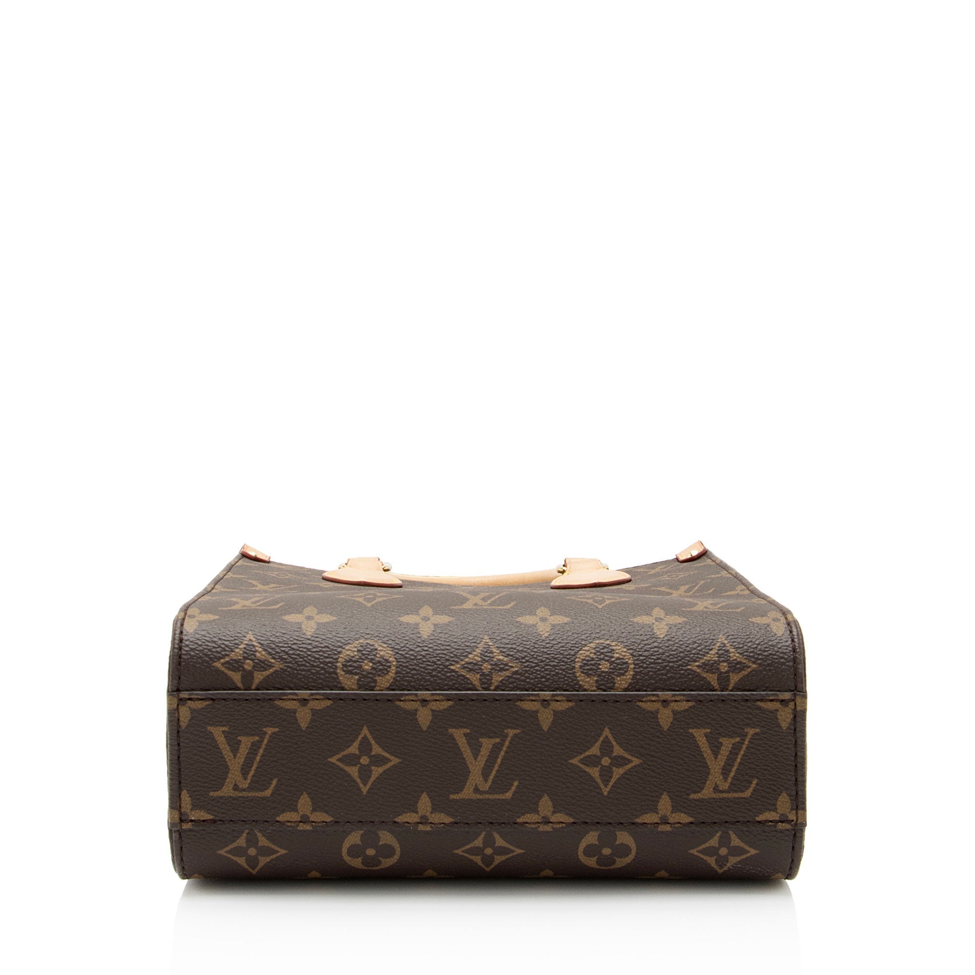 Louis Vuitton Monogram Canvas Sac Plat BB Tote (SHF-YzNIVJ)
