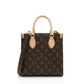 Louis Vuitton Monogram Canvas Sac Plat BB Tote (SHF-YzNIVJ)