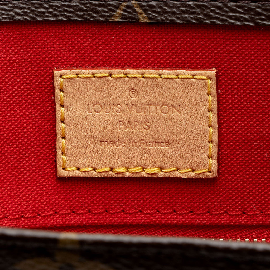 Louis Vuitton Monogram Canvas Sac Plat BB Tote (SHF-YzNIVJ)