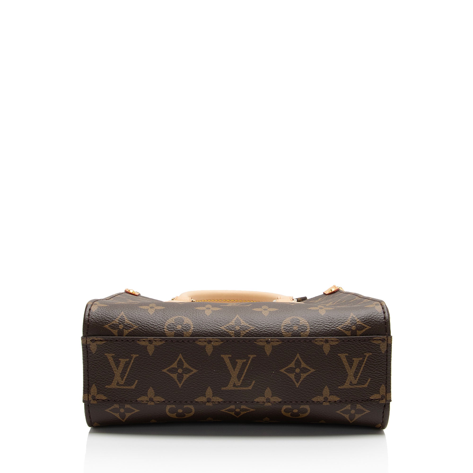 Louis Vuitton Monogram Canvas Sac Plat BB Tote (SHF-OfhzXM)