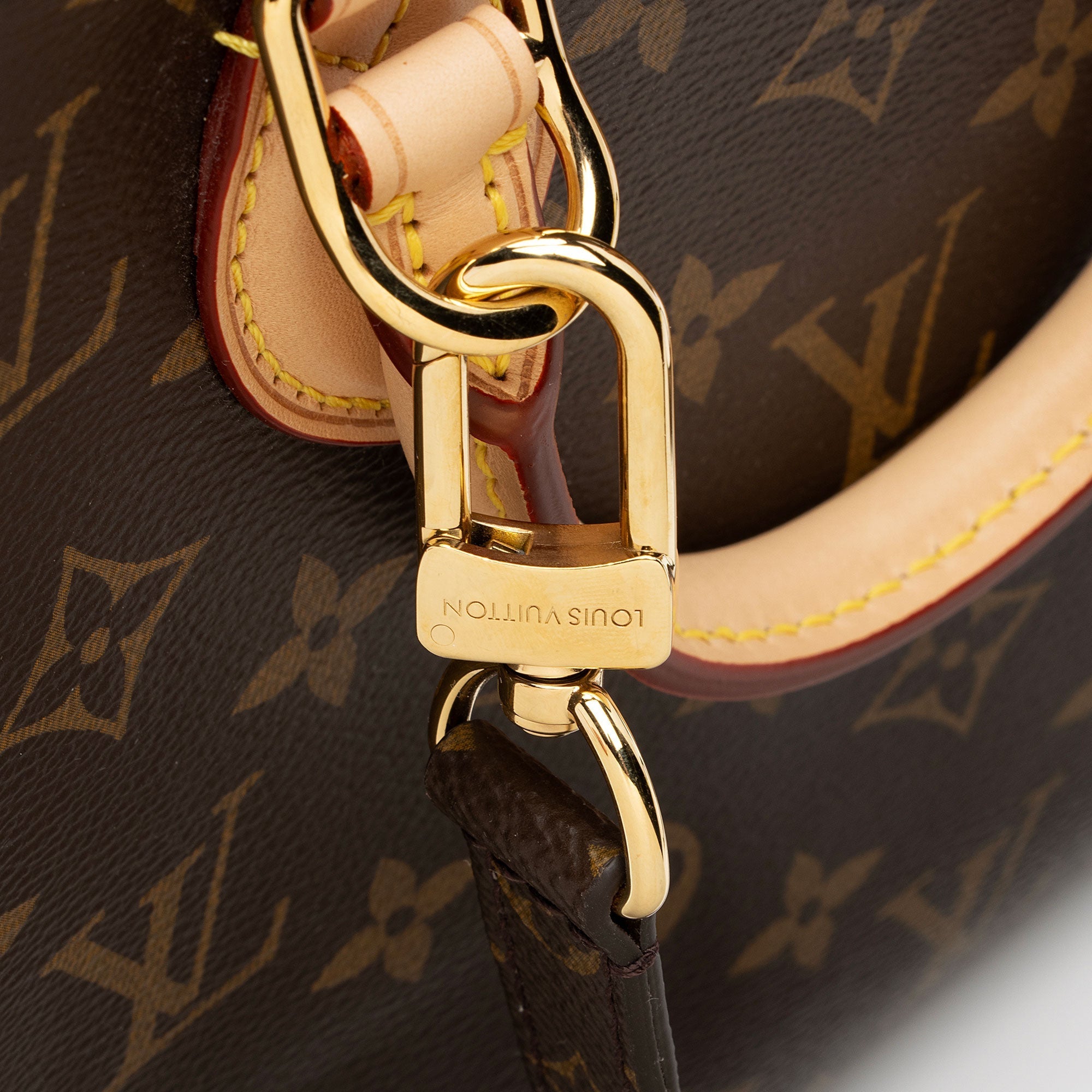 Louis Vuitton Monogram Canvas Sac Plat BB Tote (SHF-OfhzXM)