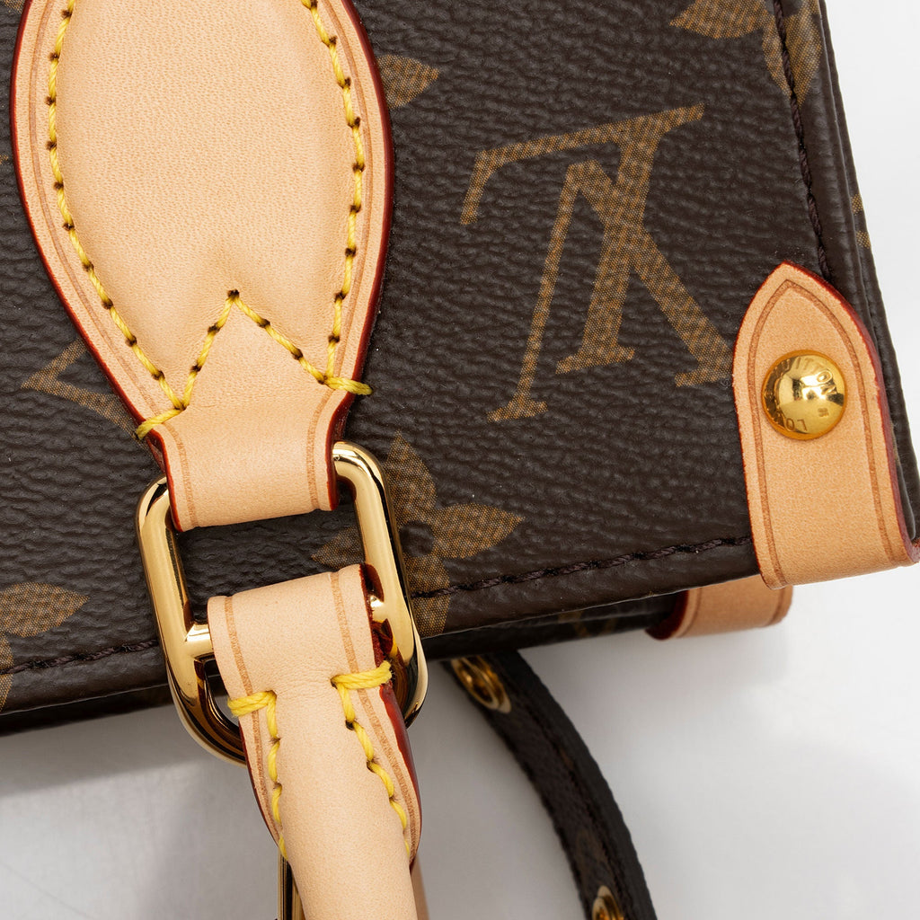 Louis Vuitton Monogram Canvas Sac Plat BB Tote (SHF-OfhzXM)