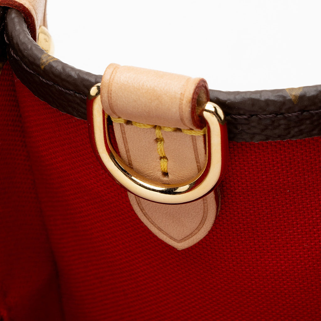Louis Vuitton Monogram Canvas Sac Plat BB Tote (SHF-7Hiogv)