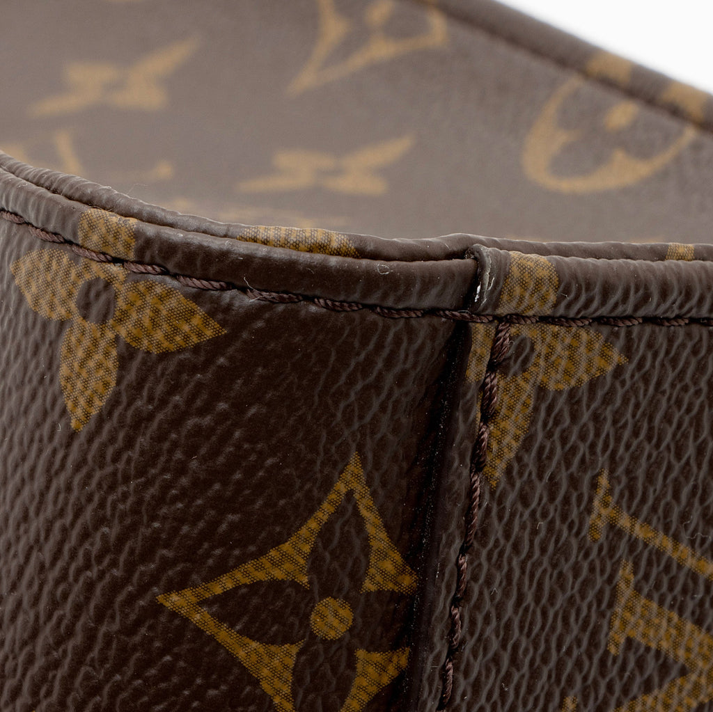 Louis Vuitton Monogram Canvas Sac Plat BB Tote (SHF-7Hiogv)