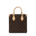 Louis Vuitton Monogram Canvas Sac Plat BB Tote (SHF-7Hiogv)