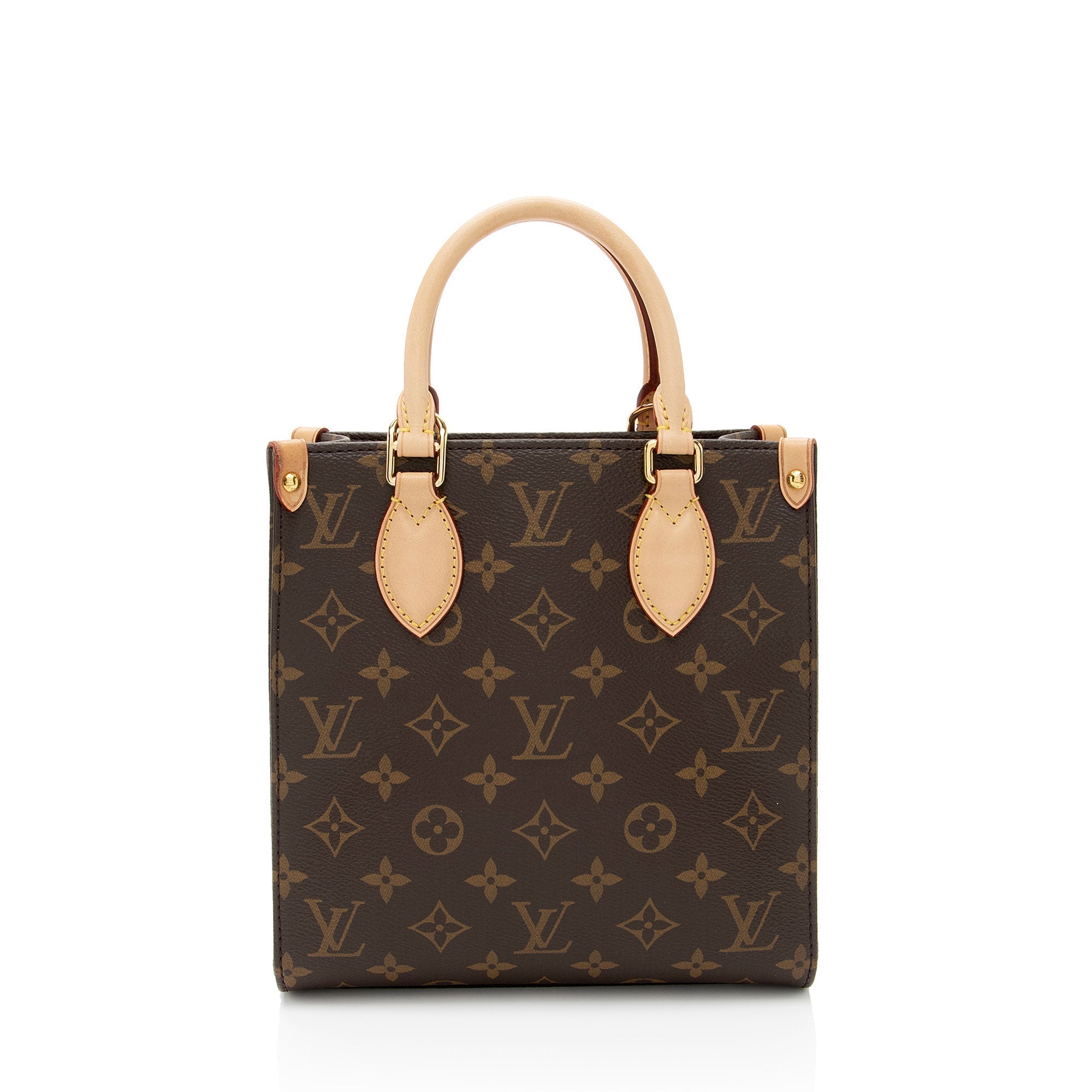Louis Vuitton Monogram Canvas Sac Plat BB Tote (SHF-jjfyxK)