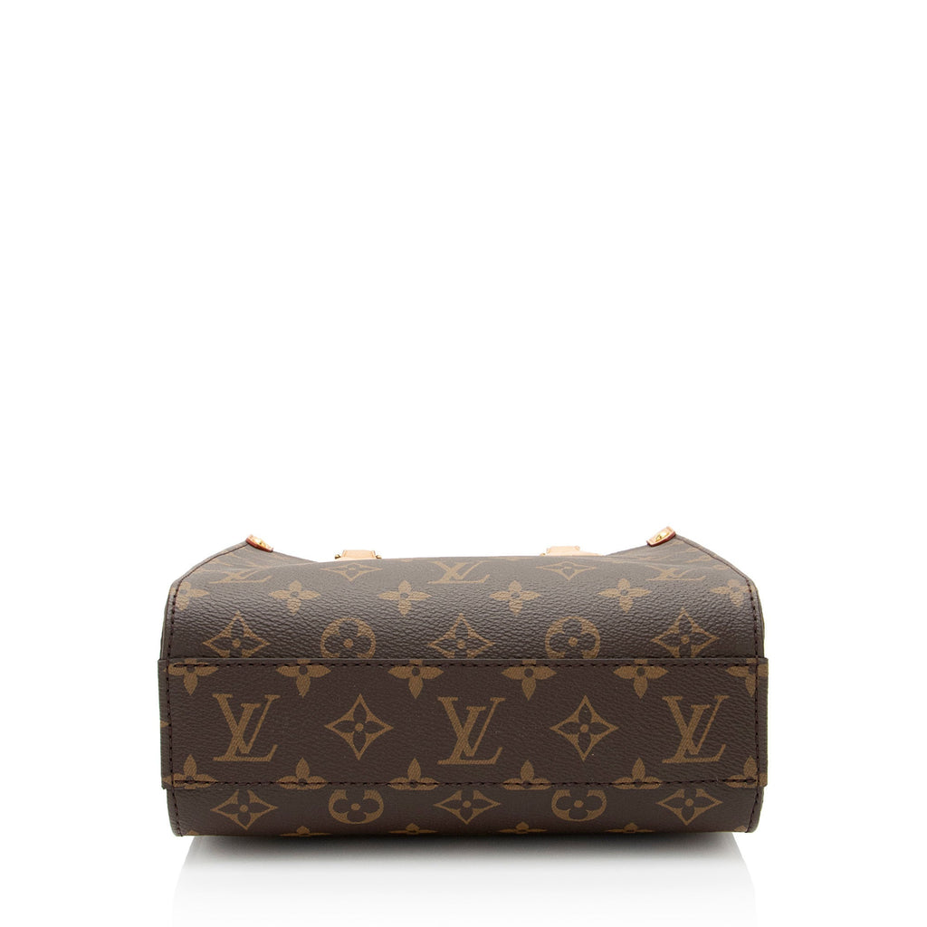 Louis Vuitton Monogram Canvas Sac Plat BB Tote (SHF-jjfyxK)