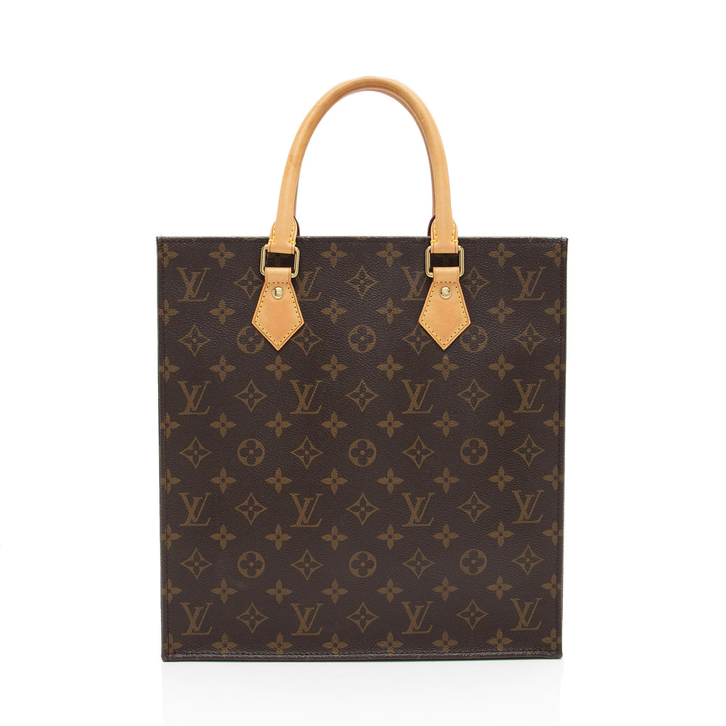 Louis Vuitton Monogram Canvas Sac Plat PM Tote (SHF-EF0Nmw)