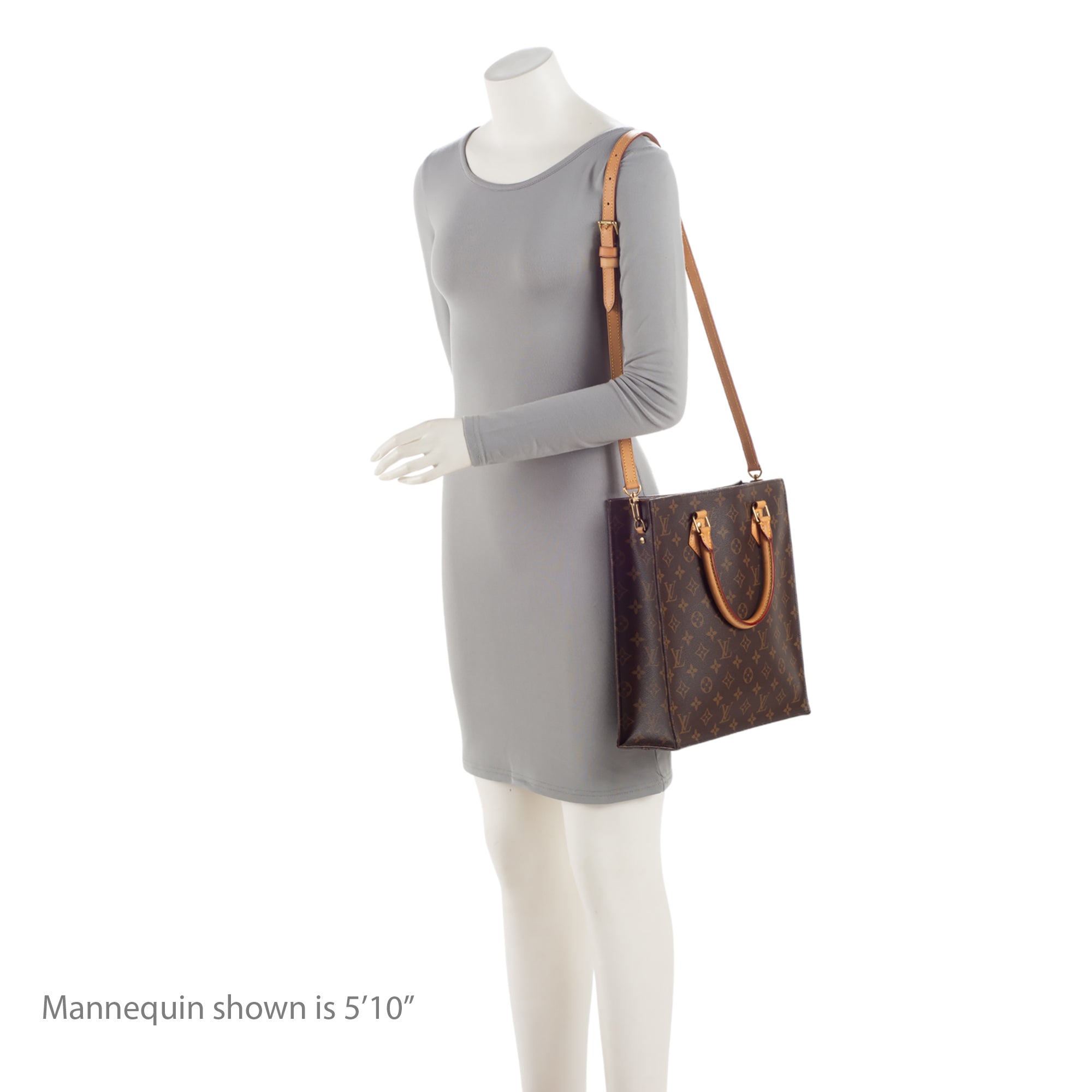 Louis Vuitton Monogram Canvas Sac Plat PM Tote (SHF-EF0Nmw)