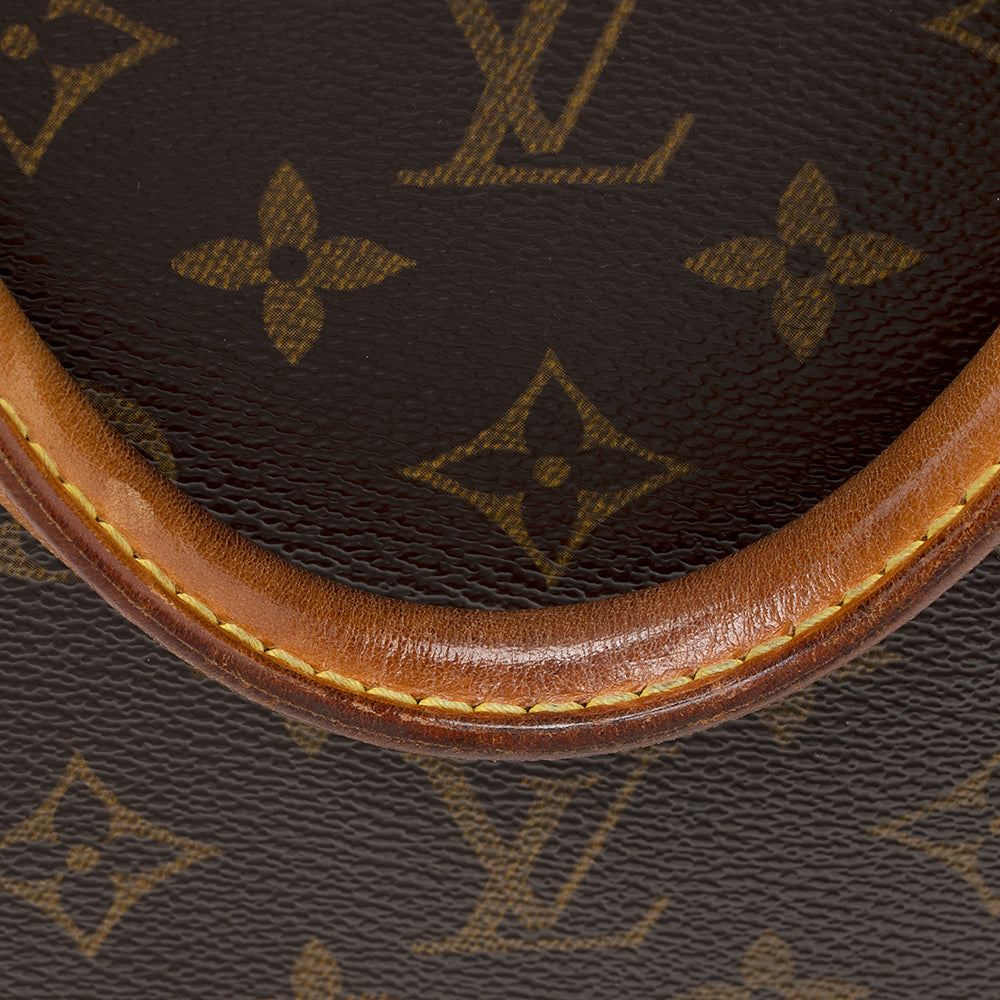 Louis Vuitton Monogram Canvas Sac Plat Tote (SHF-21227)