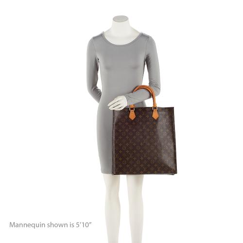 Louis Vuitton Monogram Canvas Sac Plat Tote (SHF-21227)