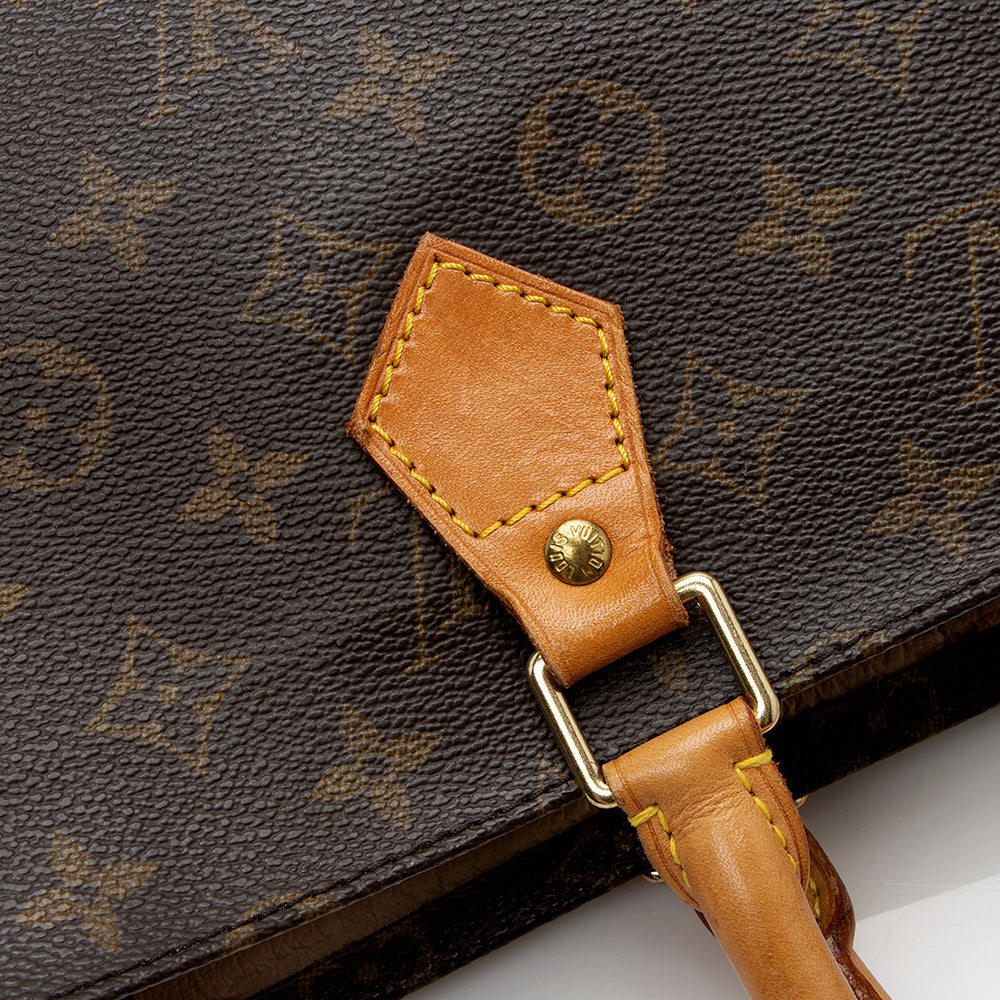 Louis Vuitton  Monogram Canvas Sac Plat Tote (SHF-20941)