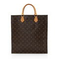 Louis Vuitton  Monogram Canvas Sac Plat Tote (SHF-20941)