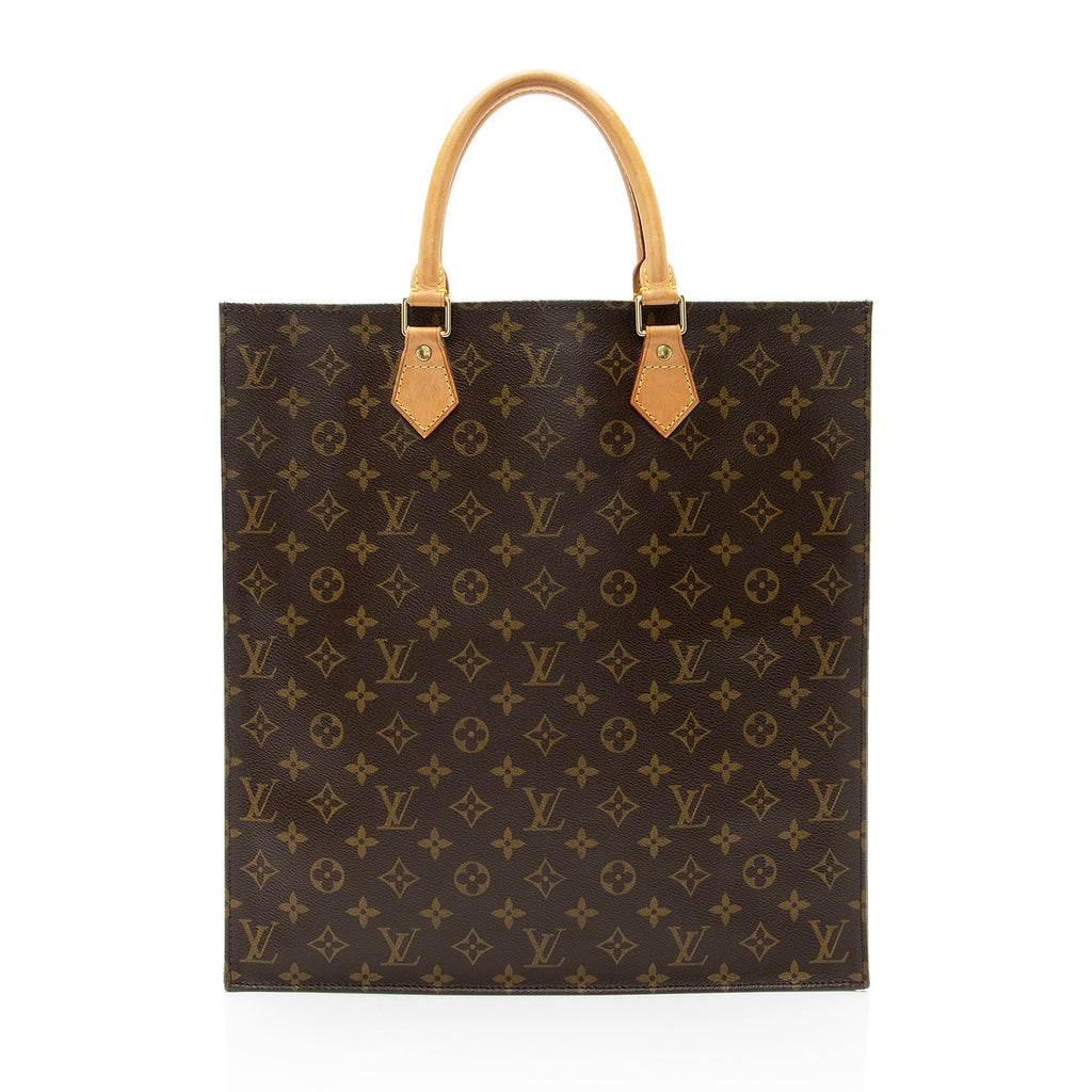 Louis Vuitton Monogram Canvas Sac Plat Tote (SHF-4rkmKw)