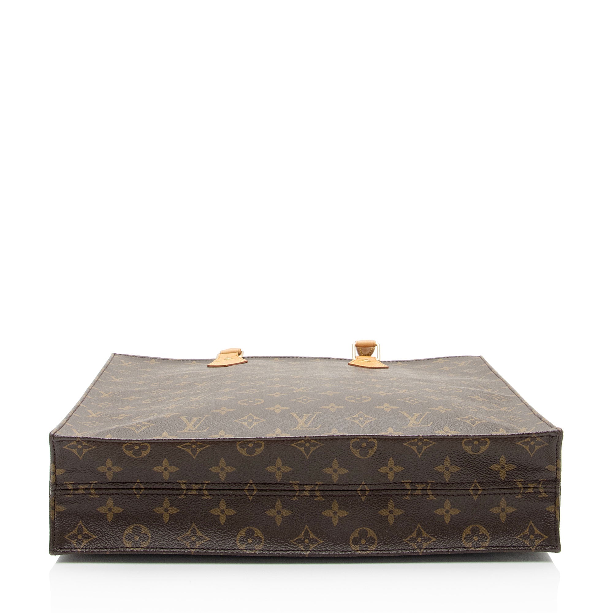 Louis Vuitton Monogram Canvas Sac Plat Tote (SHF-4rkmKw)