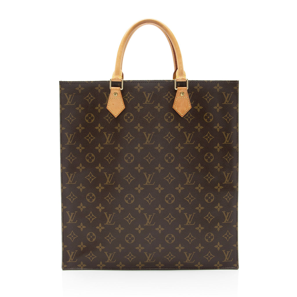Louis Vuitton Monogram Canvas Sac Plat Tote (SHF-4rkmKw)