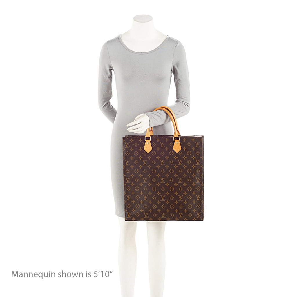 Louis Vuitton Monogram Canvas Sac Plat Tote (SHF-4rkmKw)