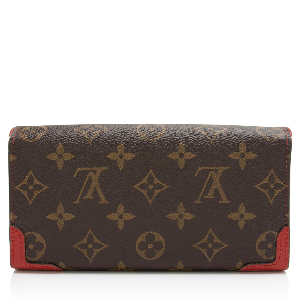 Louis Vuitton Monogram Canvas Sarah Retiro Wallet (SHF-VGJetS)