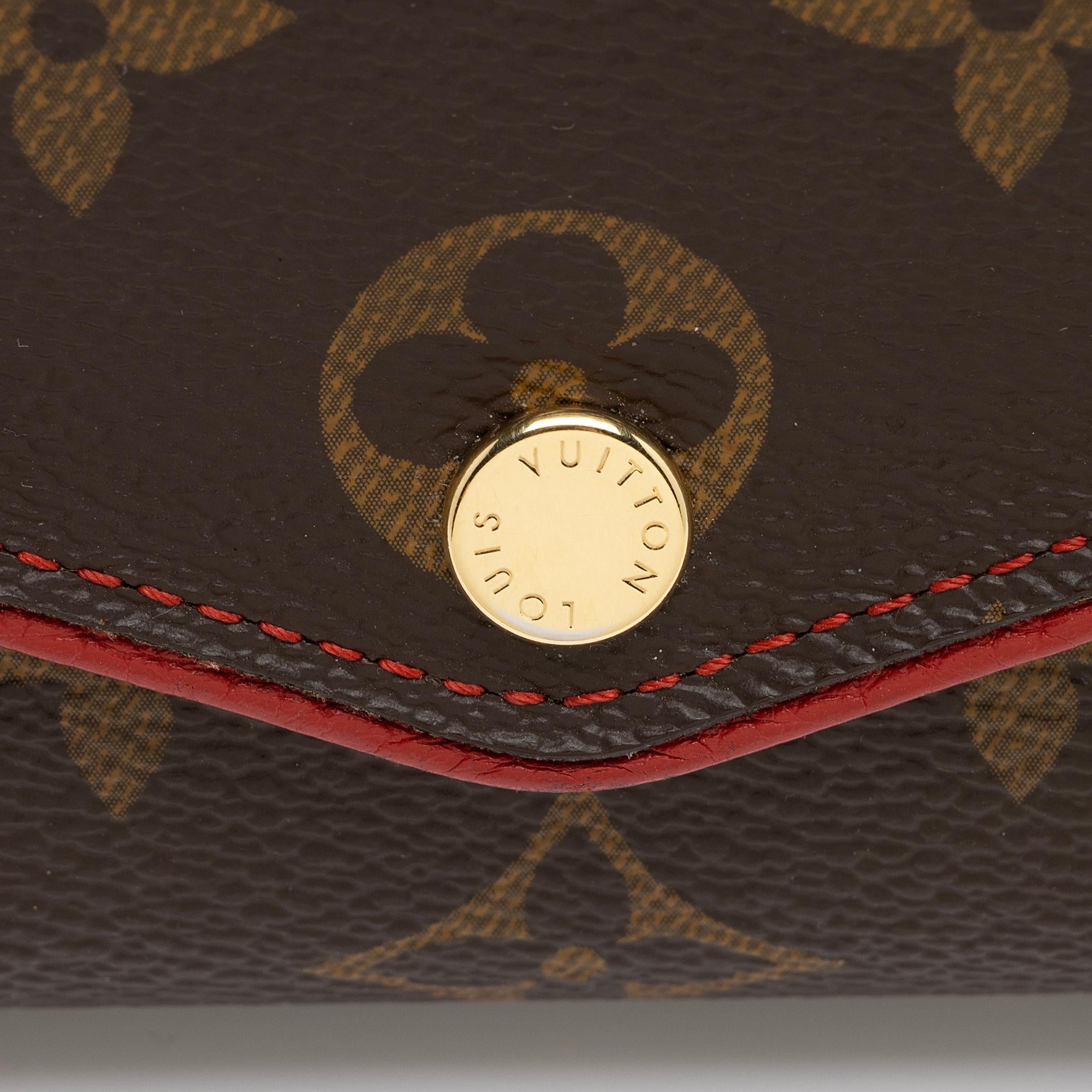 Louis Vuitton Monogram Canvas Sarah Retiro Wallet (SHF-VGJetS)