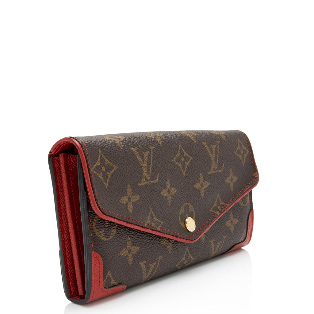 Louis Vuitton Monogram Canvas Sarah Retiro Wallet (SHF-VGJetS)