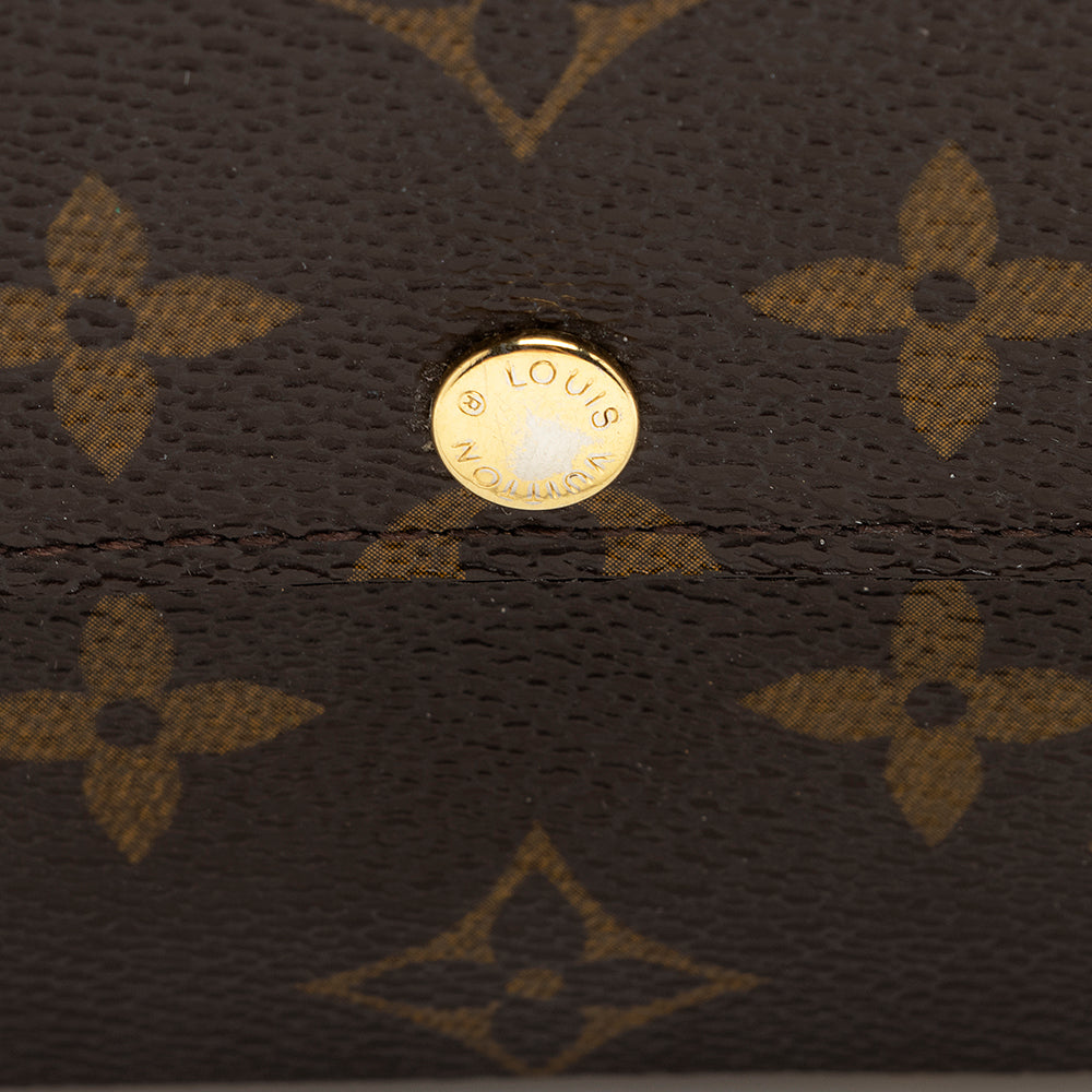 Louis Vuitton Monogram Canvas Sarah Wallet (SHF-17709)