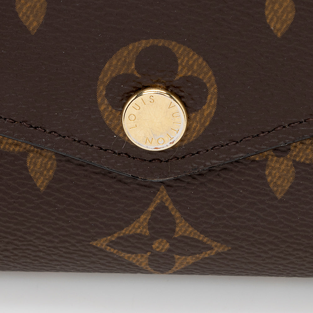 Louis Vuitton Monogram Canvas Sarah Wallet (SHF-17938)