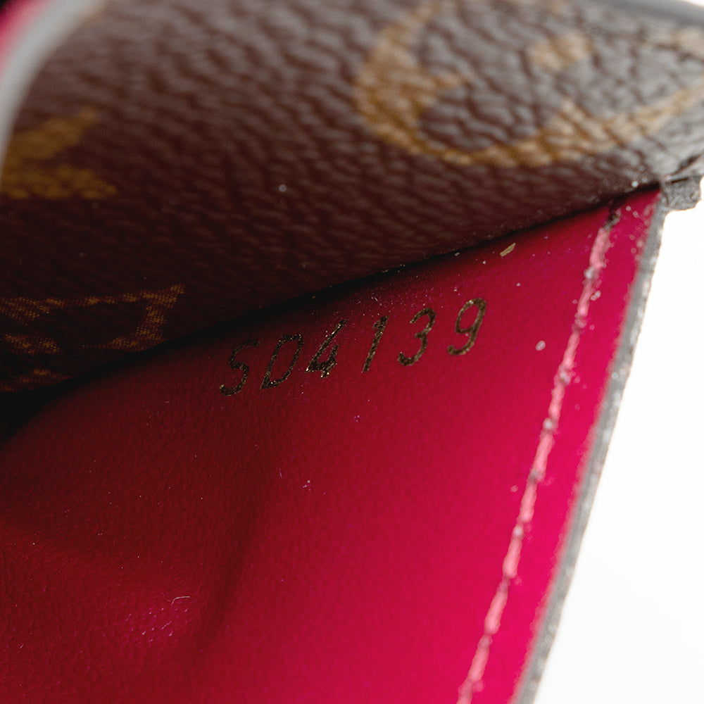 Louis Vuitton Monogram Canvas Sarah Wallet (SHF-17938)