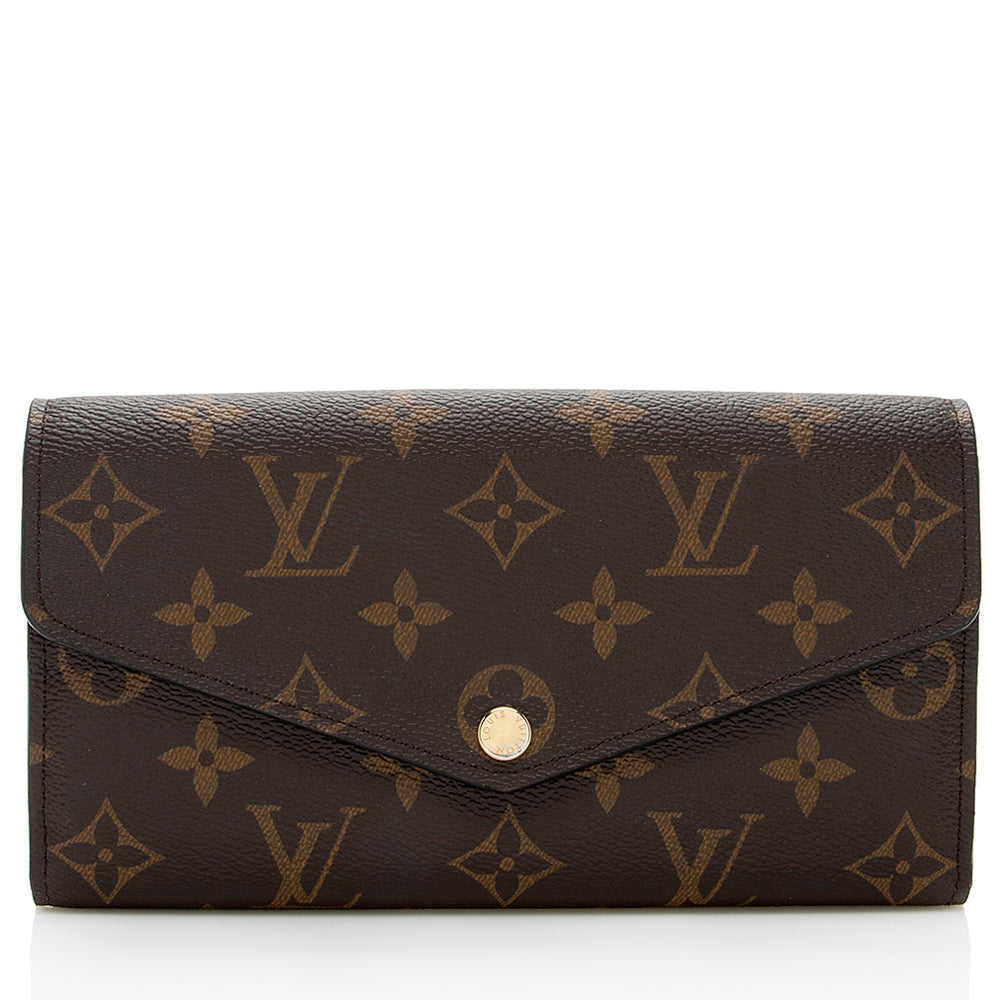 Louis Vuitton Monogram Canvas Sarah Wallet (SHF-17938)