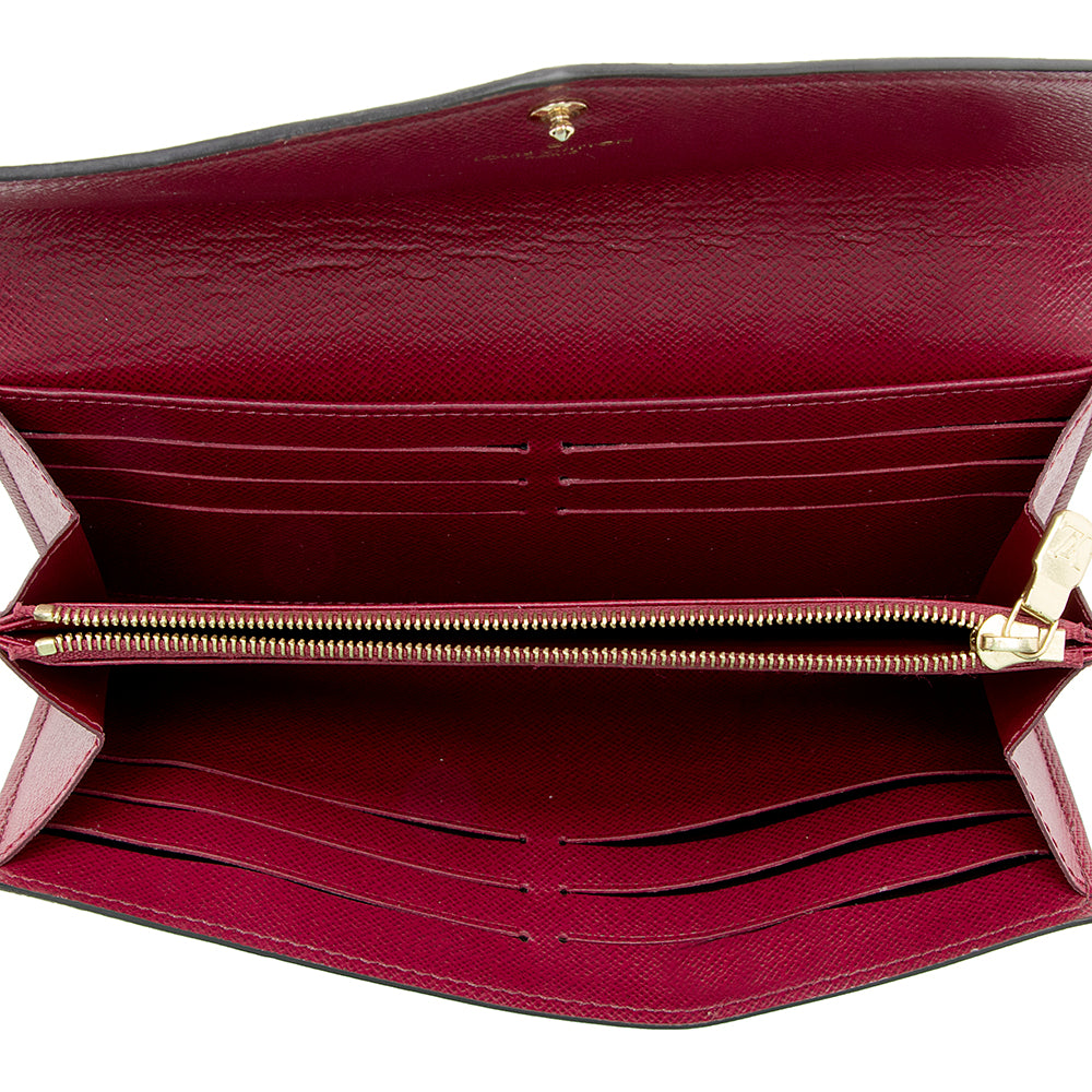 Louis Vuitton Monogram Canvas Sarah Wallet (SHF-17938)