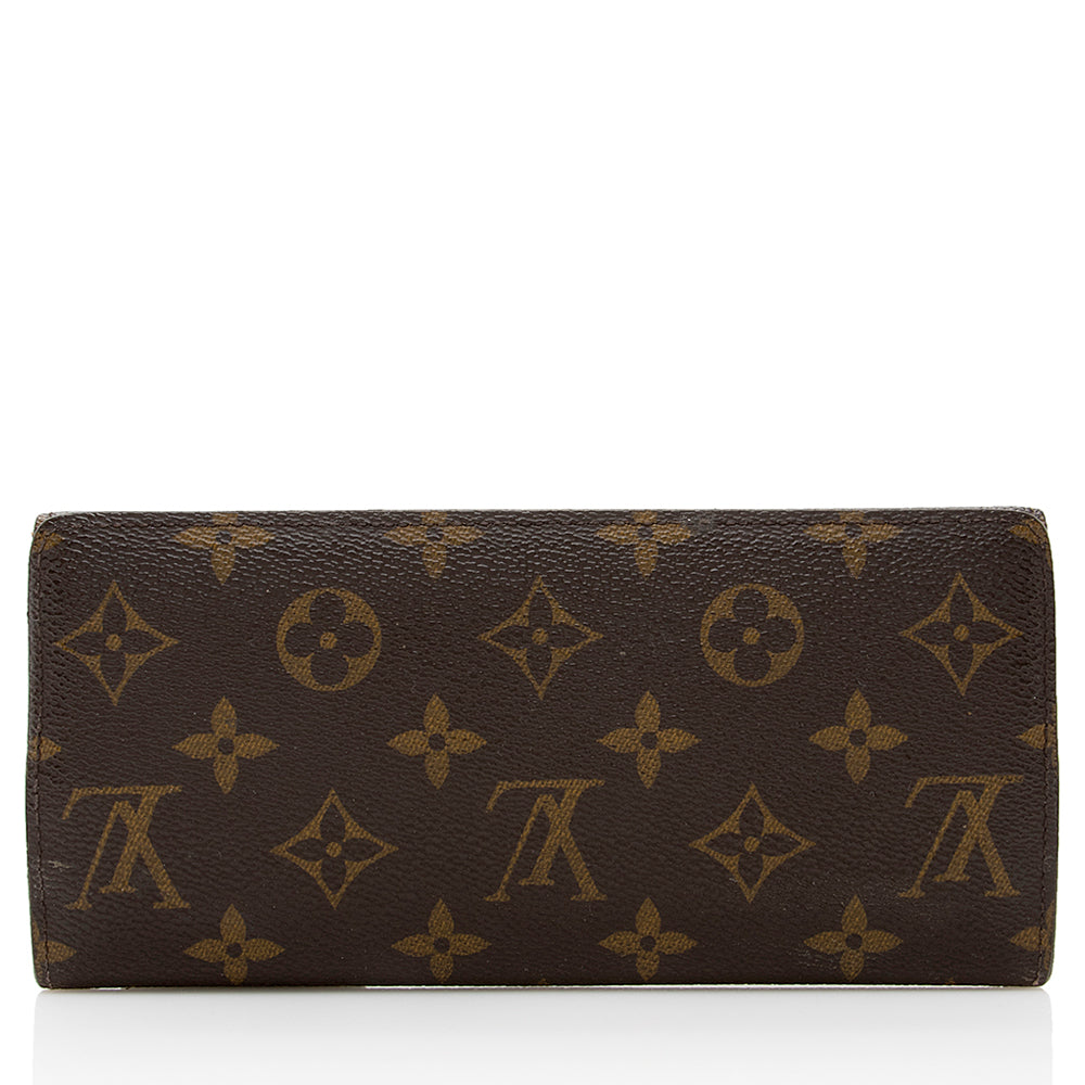 Louis Vuitton Monogram Canvas Louise Wallet (SHF-18491)