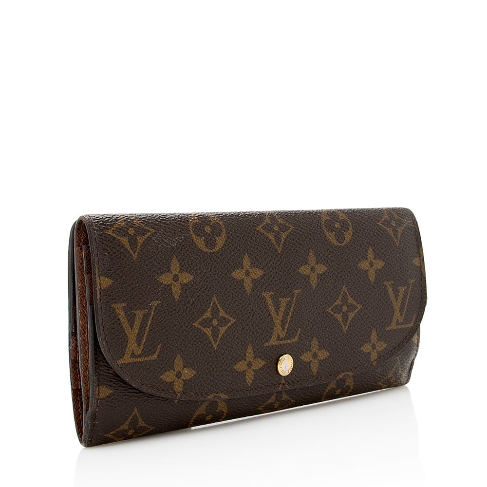 Louis Vuitton Monogram Canvas Louise Wallet (SHF-18491)