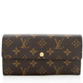 Louis Vuitton Monogram Canvas Sarah Wallet (SHF-20834)