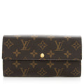 Louis Vuitton Monogram Canvas Sarah Wallet (SHF-21418)