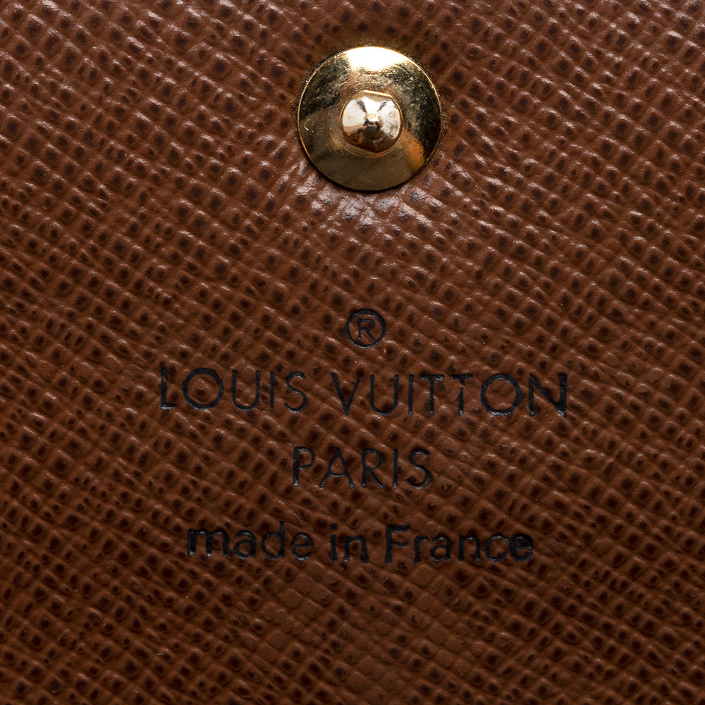 Louis Vuitton Monogram Canvas Sarah Wallet (SHF-21418)