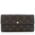 Louis Vuitton Monogram Canvas Sarah Wallet (SHF-21655)