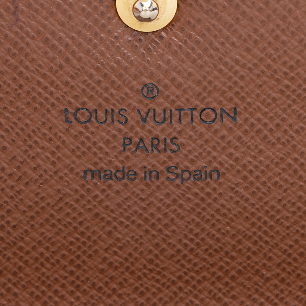 Louis Vuitton Monogram Canvas Sarah Wallet (SHF-21655)