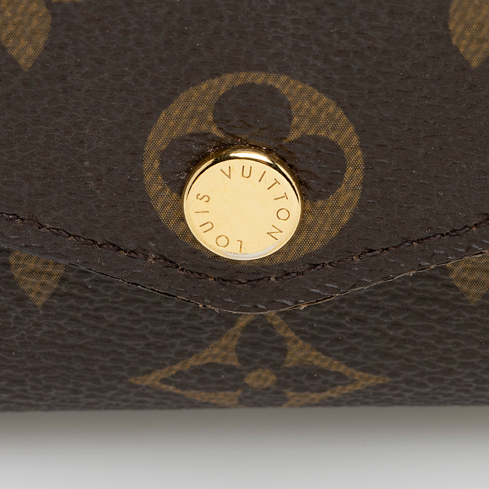 Louis Vuitton Monogram Canvas Sarah Wallet (SHF-21853)