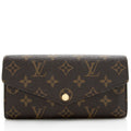 Louis Vuitton Monogram Canvas Sarah Wallet (SHF-21853)