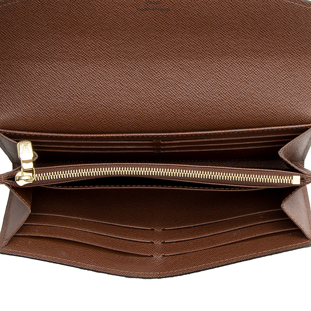 Louis Vuitton Monogram Canvas Sarah Wallet (SHF-21853)