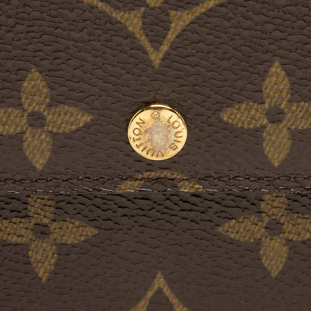 Louis Vuitton Monogram Canvas Sarah Wallet (SHF-22008)