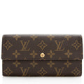 Louis Vuitton Monogram Canvas Sarah Wallet (SHF-22008)