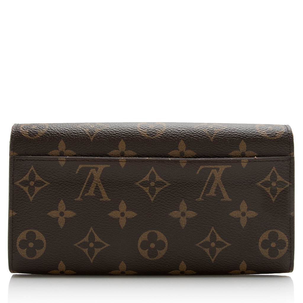 Louis Vuitton Monogram Canvas Sarah Wallet (SHF-22211)