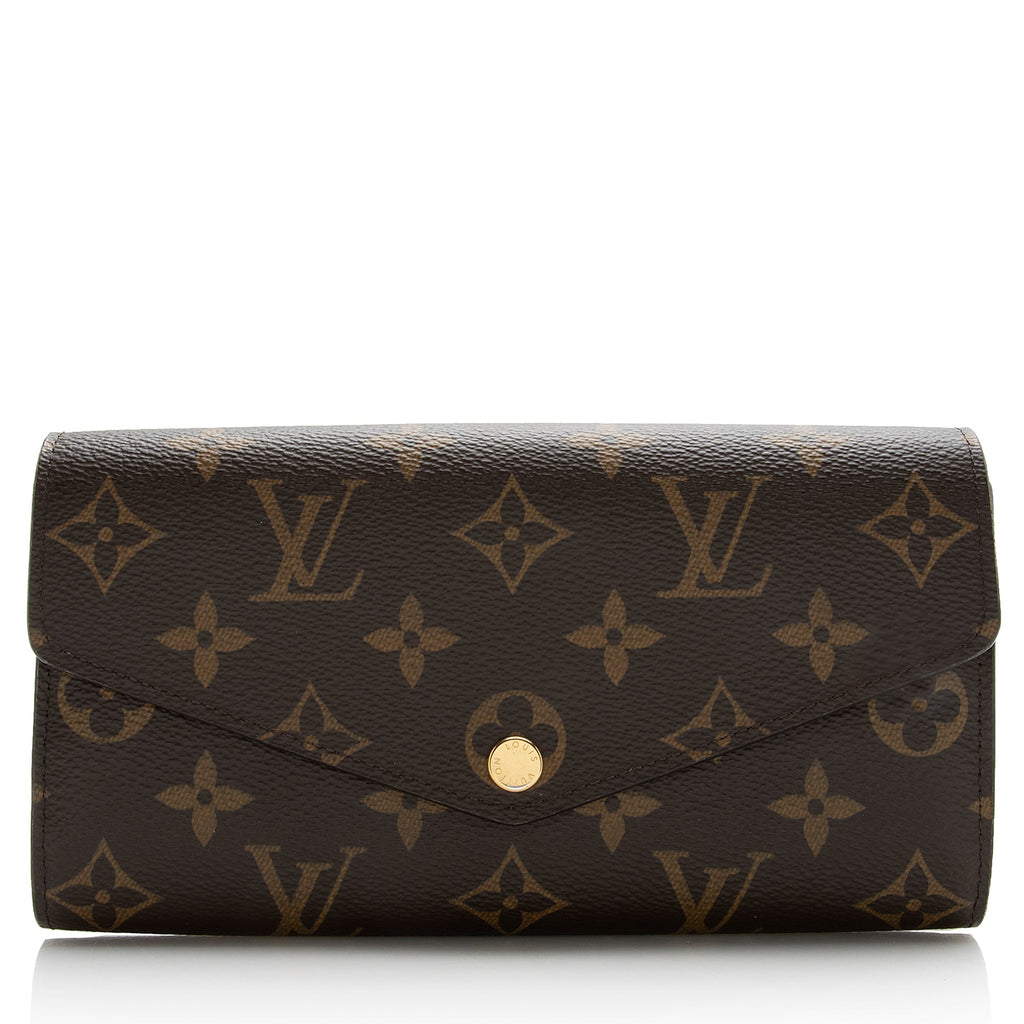 Louis Vuitton Monogram Canvas Sarah Wallet (SHF-22211)