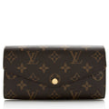 Louis Vuitton Monogram Canvas Sarah Wallet (SHF-22211)