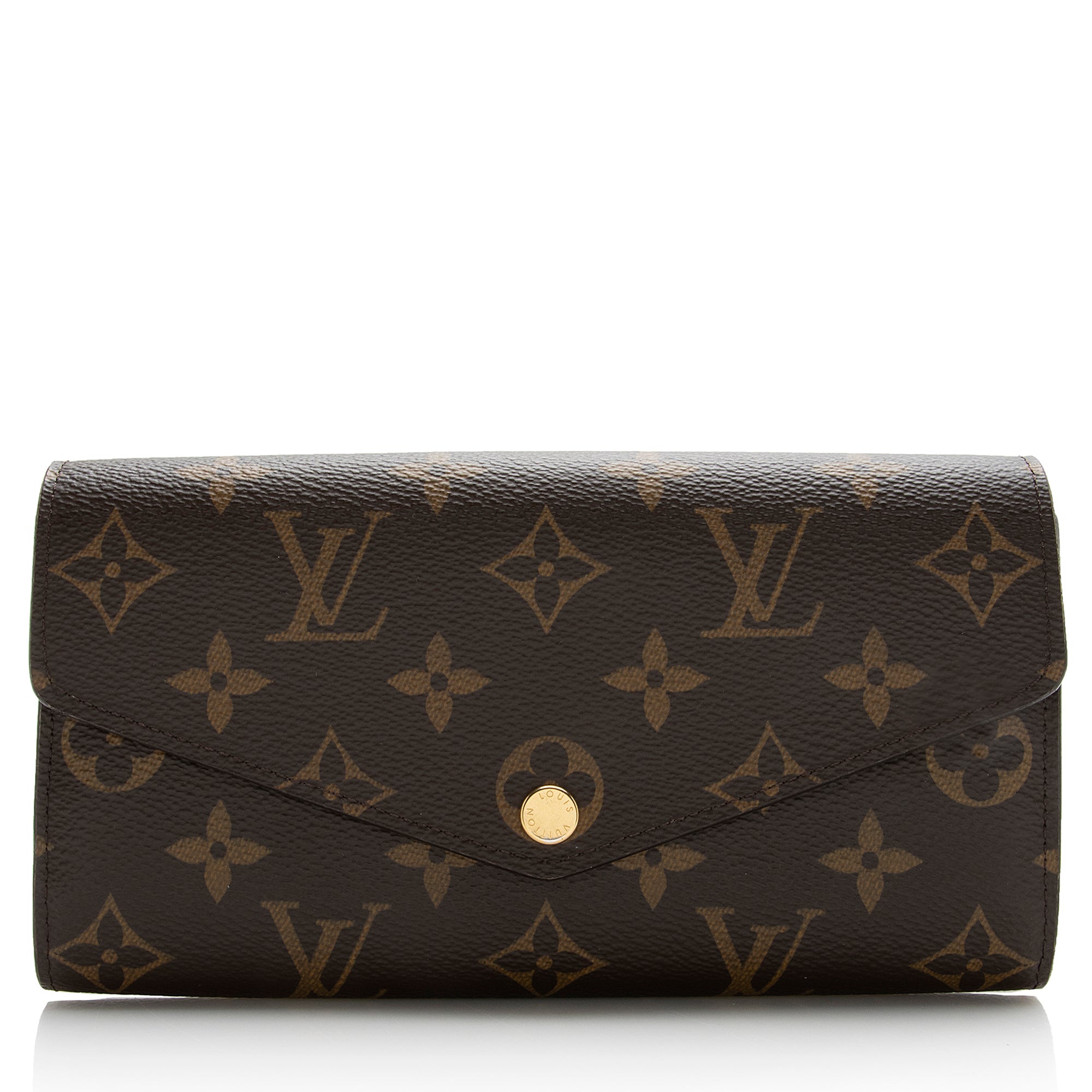 Louis Vuitton Monogram Canvas Sarah Wallet (SHF-22211)