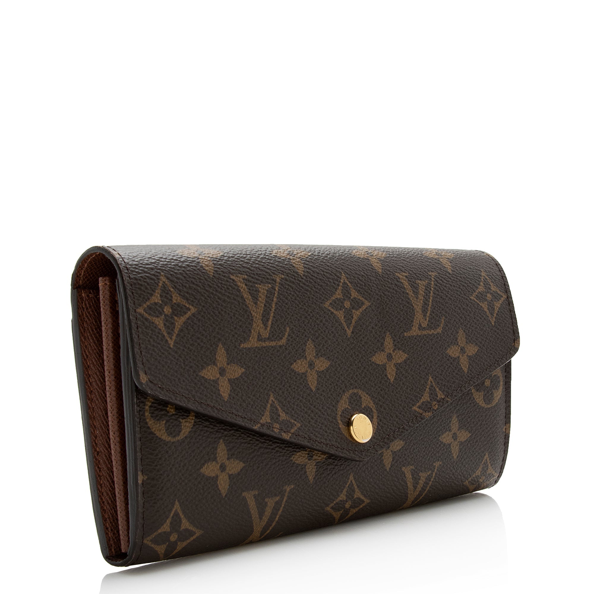Louis Vuitton Monogram Canvas Sarah Wallet (SHF-22211)