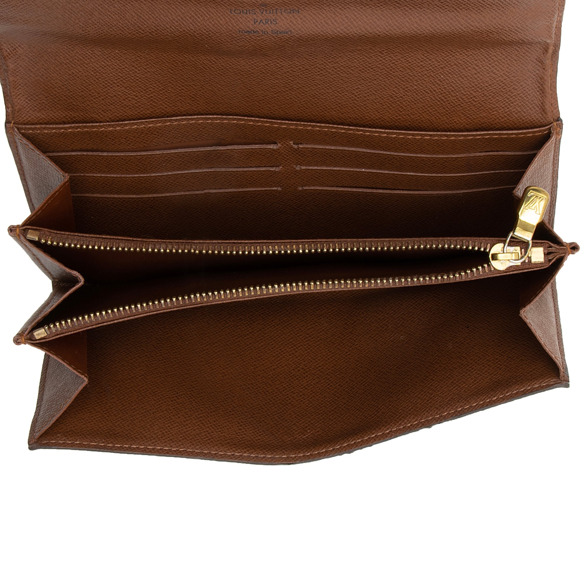 Louis Vuitton Monogram Canvas Sarah Wallet (SHF-23114)