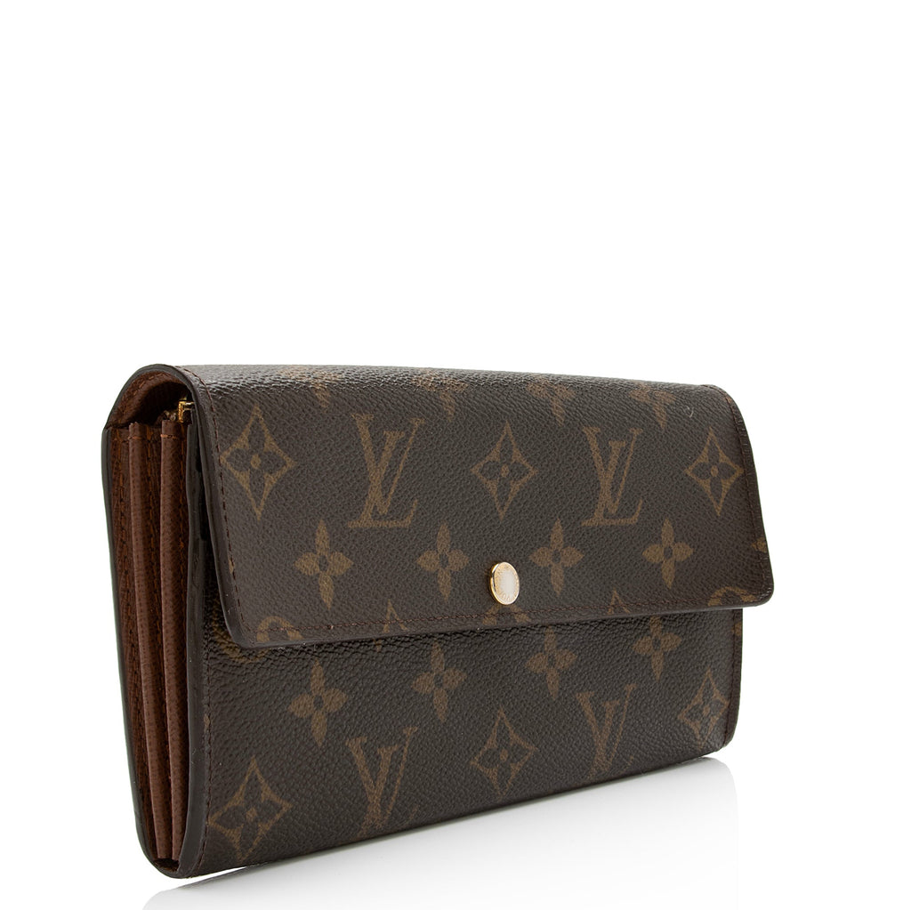 Louis Vuitton Monogram Canvas Sarah Wallet (SHF-23114)